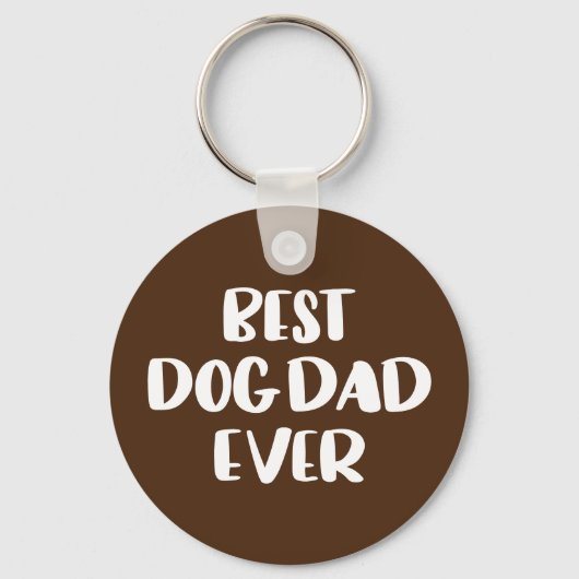Best Dog Pap Ever Sleutelhanger (Voorkant)