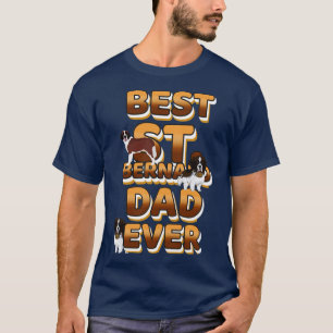 Best Dog Pap Ever st bernard T-shirt
