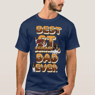 Best Dog Pap Ever st bernard T-shirt