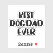 Best Dog Pap Ever Sticker (Vel)