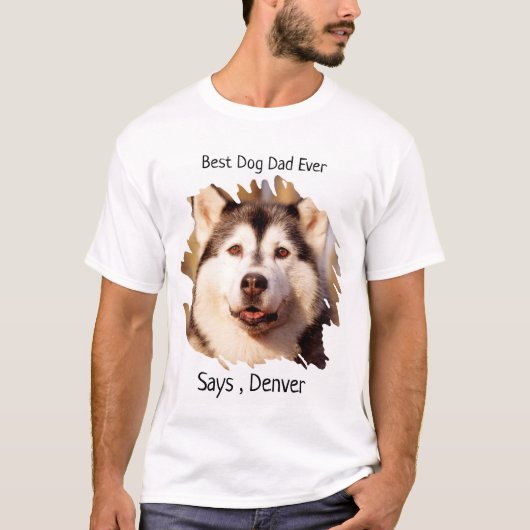 Best Dog Pap Ever T-shirt (Voorkant)
