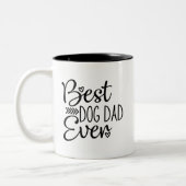 Best Dog Pap Ever Tweekleurige Koffiemok (Links)