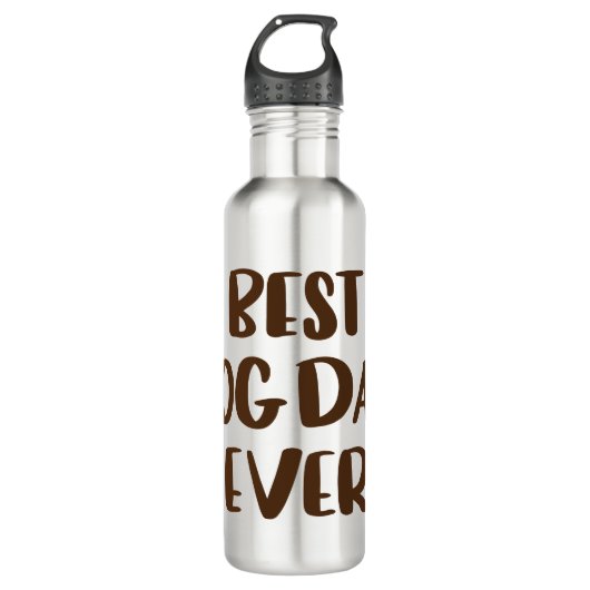 Best Dog Pap Ever Waterfles (Voorkant)