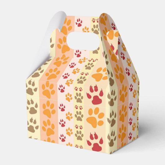 Best Dog Paw Print Pets Patroon Bedankdoosjes (Achterkant)