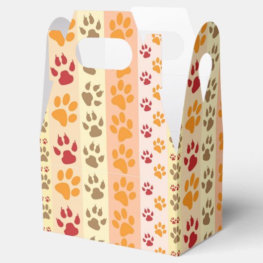 Best Dog Paw Print Pets Patroon Bedankdoosjes (Geopend)