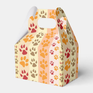 Best Dog Paw Print Pets Patroon Bedankdoosjes