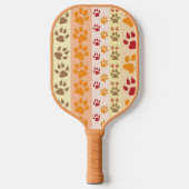 Best Dog Paw Print Pets Patroon Pickleball Paddle (Voorkant)