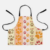 Best Dog Paw Print Pets Patroon Schort (Voorkant)