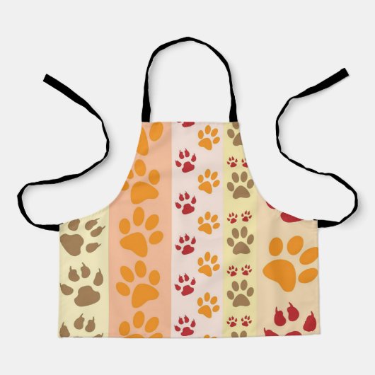 Best Dog Paw Print Pets Patroon Schort (Voorkant)