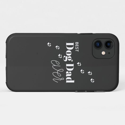 Best Dog Pawprint Case-Mate iPhone Case (Achterkant (horizontaal))