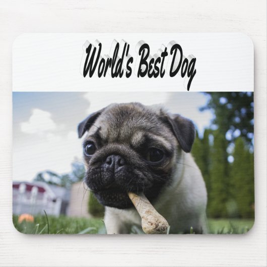 Best Dog Photo Muismat (Voorkant)