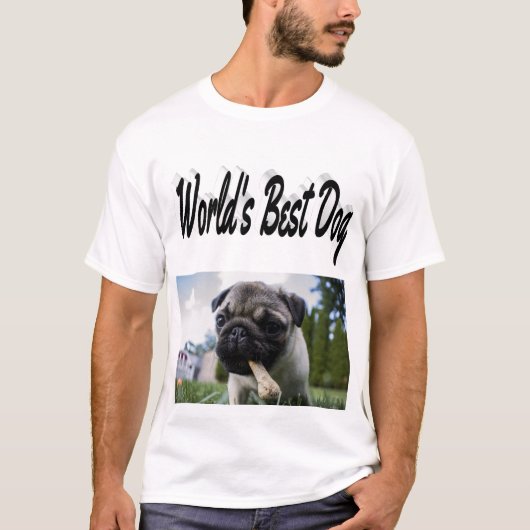 Best Dog Photo T-Shirt (Voorkant)