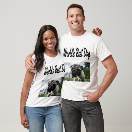 Best Dog Photo T-Shirt (Unisex)