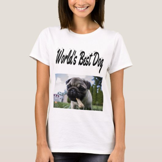 Best Dog Photo T-shirt (Voorkant)