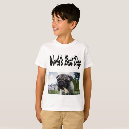 Best Dog Photo T-Shirt (Voorkant volledig)