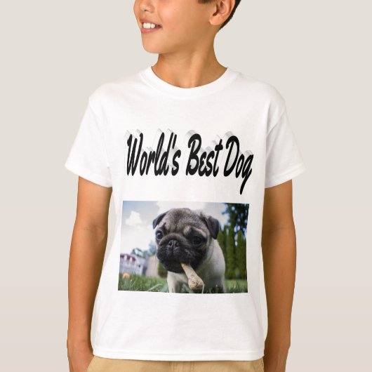 Best Dog Photo T-Shirt (Voorkant)