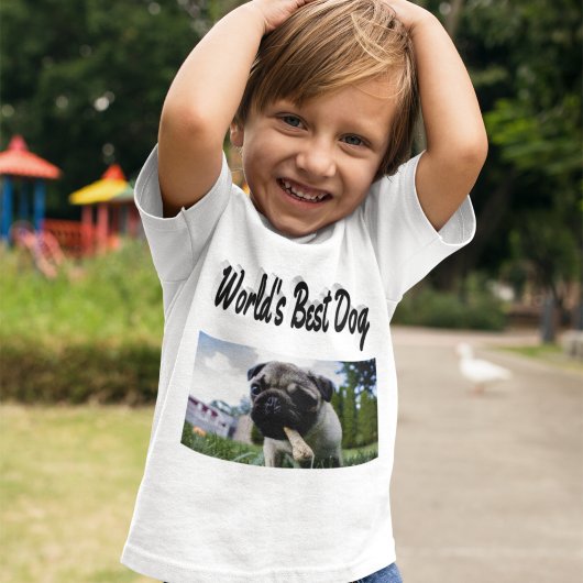 Best Dog Photo T-Shirt