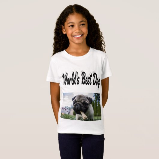 Best Dog Photo T-Shirt (Voorkant volledig)