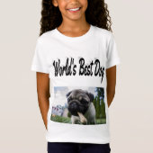 Best Dog Photo T-Shirt (Voorkant)