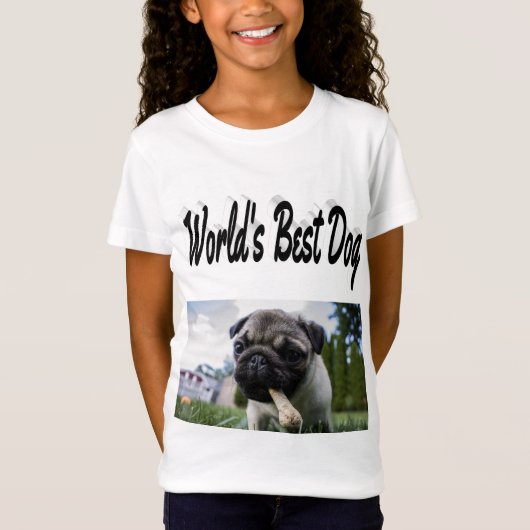 Best Dog Photo T-Shirt (Voorkant)