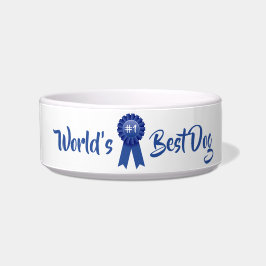 Best Dog ter wereld, #1 Blue Ribbon Pet Bowl Voerbakje