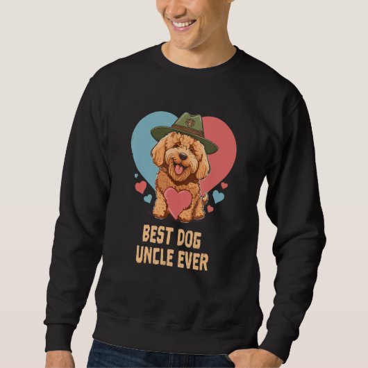Best Dog Uncle Ever Goldendoodle Dog Dad Cute Dog Trui (Voorkant)