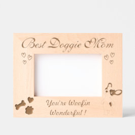 Best Doggie Mom Gegraveerde Lijstjes