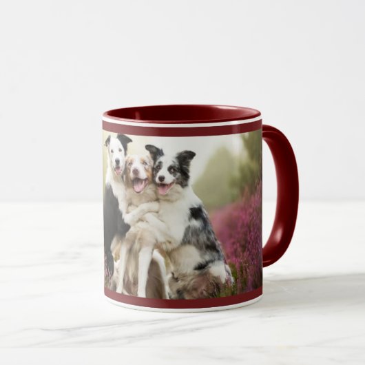 Best Dogs Dad Photo Lijst Coffee  Mok (Voorkant rechts)