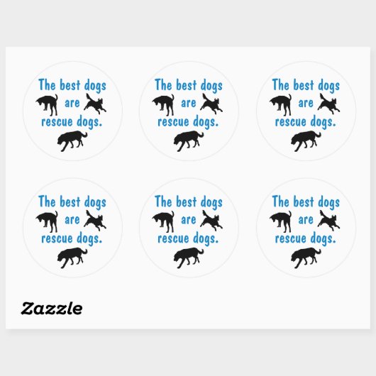 Best Dogs Sticker (Vel)
