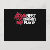 Best Dominoys Player Tiles Puzzler Game Gift Briefkaart (Voorkant)