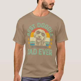Best Doodle Dad Evershirt Goldendle Dad Retroee Gi T-shirt