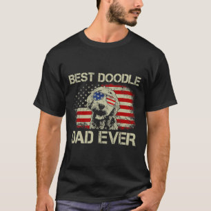Best doodle Dad over tshirt Goldendole 4th of Ju