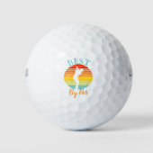 Best door Par Vaderdag Golf Gift Golfballen (Voorkant)
