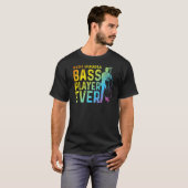 Best Double Bass Player Ever Contrabass Double Ba T-shirt (Voorkant volledig)