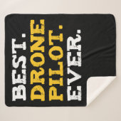 Best Drone Pilot Ever Funny Commercial Quadcopter Sherpa Deken (Voorkant (horizontaal))