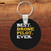 Best Drone Pilot Ever Funny Commercial Quadcopter Sleutelhanger (Voorkant)