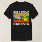 Best Duck Dad Ever Funny Duck Papa T-shirt (Design voorkant)