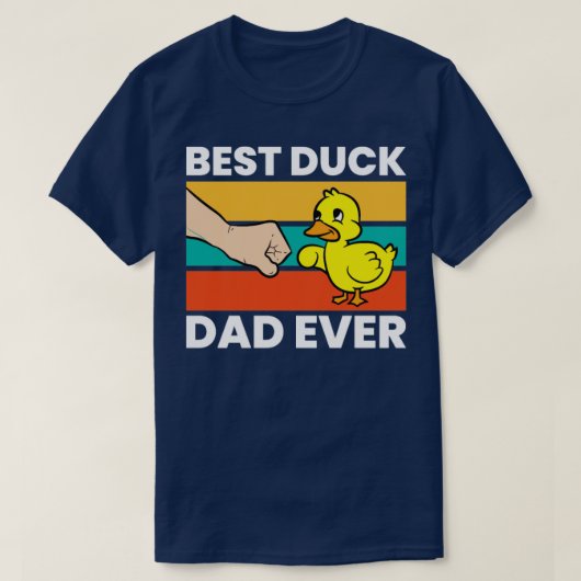 Best Duck Dad Ever T-shirt (Design voorkant)
