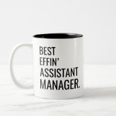 Best Effin' Assistant Manager Tweekleurige Koffiemok (Links)