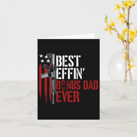 Best Effin Bonus Pap Ooit Pistool Rights America Kaart (Gele Bloem)