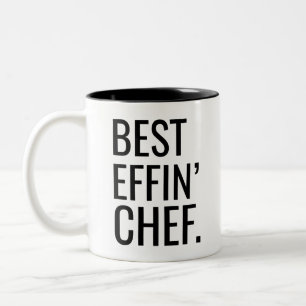 Best Effin Chef Tweekleurige Koffiemok