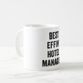 Best Effin' Hotel Manager Koffiemok (Voorkant links)