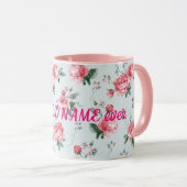 Best Elegant Modern Floral Mok (Voorkant rechts)