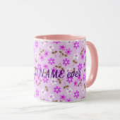 Best Elegant Modern Floral Mok (Voorkant rechts)