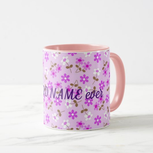 Best Elegant Modern Floral Mok (Voorkant rechts)