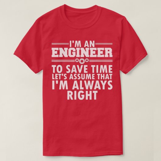 Best Engineer Art for Men Humor Engineering  T-shirt (Design voorkant)