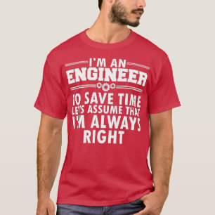 Best Engineer Art for Men Humor Engineering T-shirt