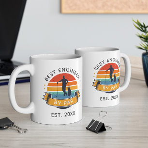 Best Engineer by Par Afstuderen Golf Lover Koffiemok