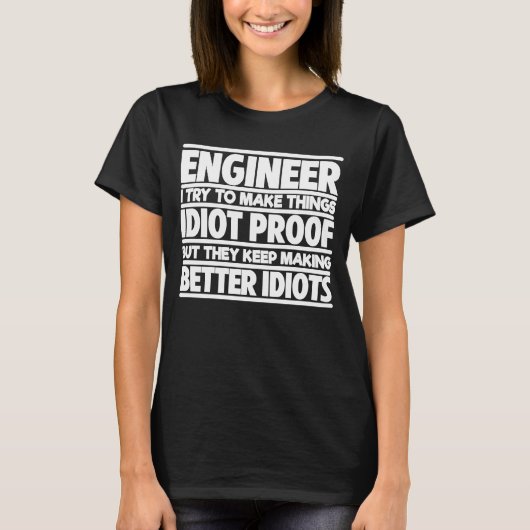 Best Engineer Ever Profession Engineering Career   T-shirt (Voorkant)