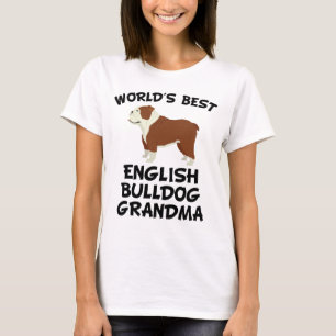Best English Bulldog Grandma T-shirt